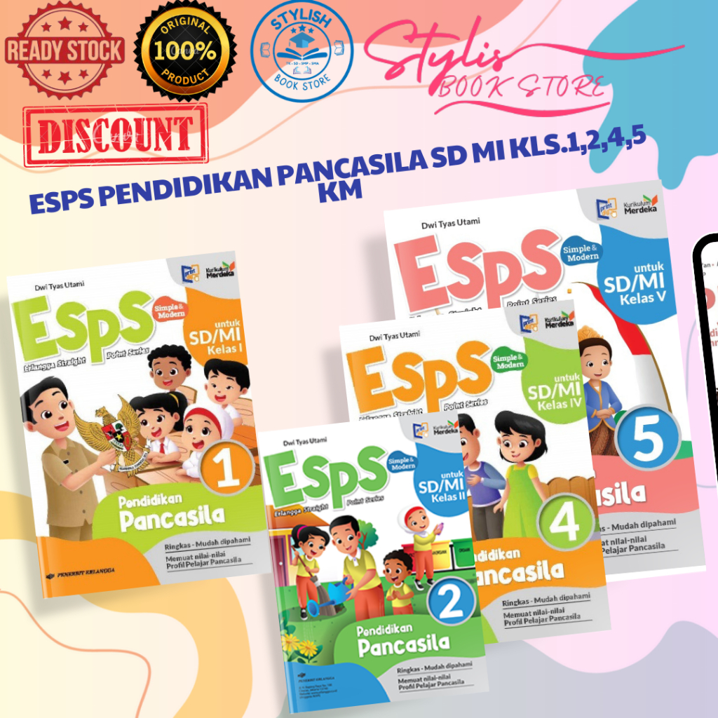 

ESPS PENDIDIKAN PANCASILA SD MI KELAS 1 2 3 4 5 6 KURIKULUM MERDEKA ERLANGGA