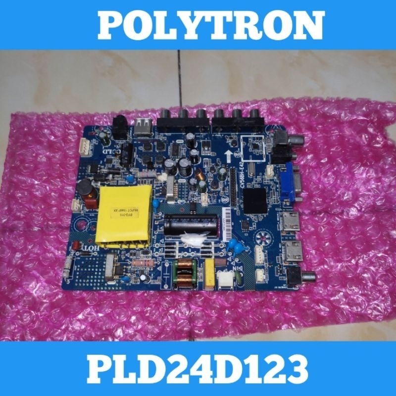 MAINBOARD MOTHERBOARD TV POLYTRON PLD24D123E PLD24D123 24D123 24D123E