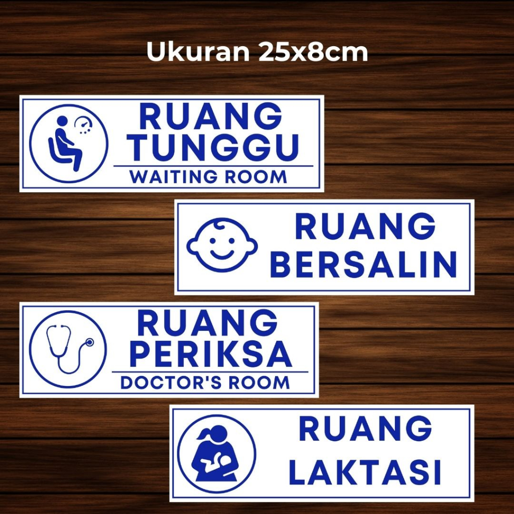 

Stiker Label Ruangan Klinik