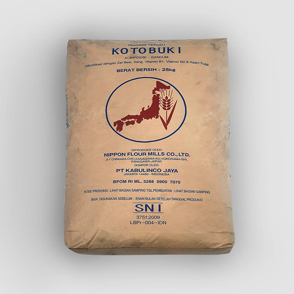 Tepung Kotobuki Kemasan Asli 25 kg