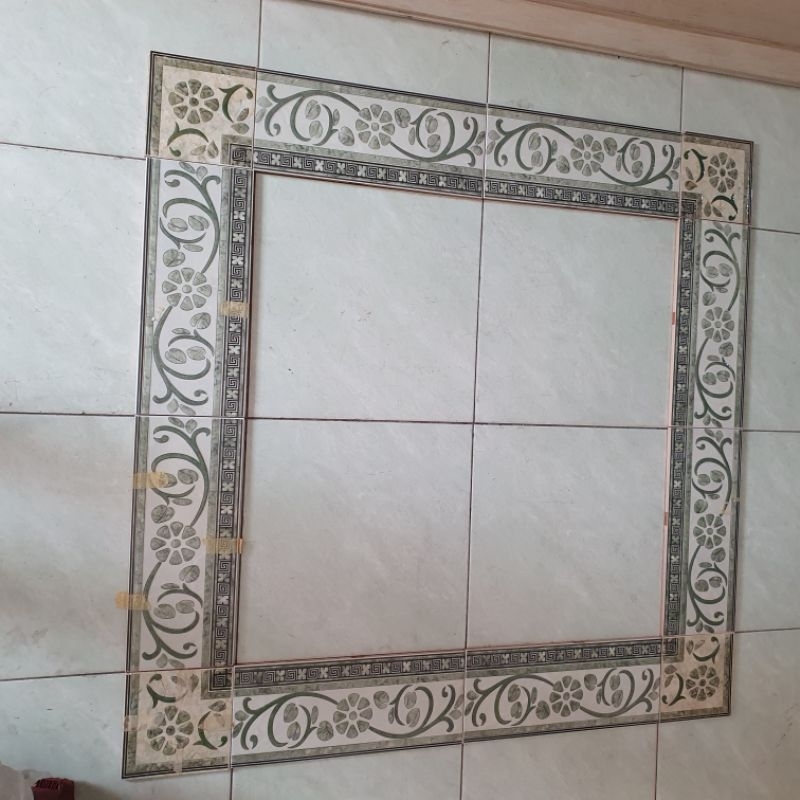 list corner pinggiran keramik lantai ruang tamu kamar rumah 40x40