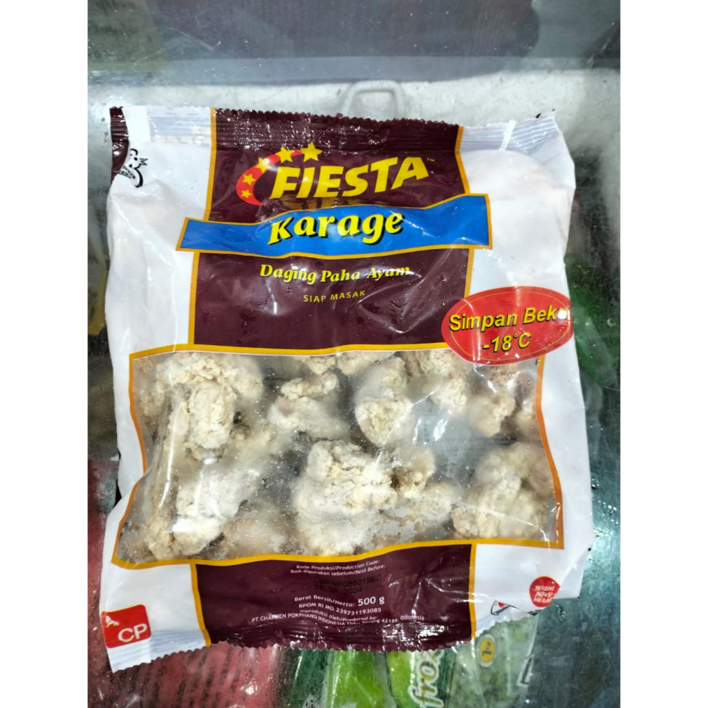 

fiesta karage daging paha ayam tepung siap masak 500g