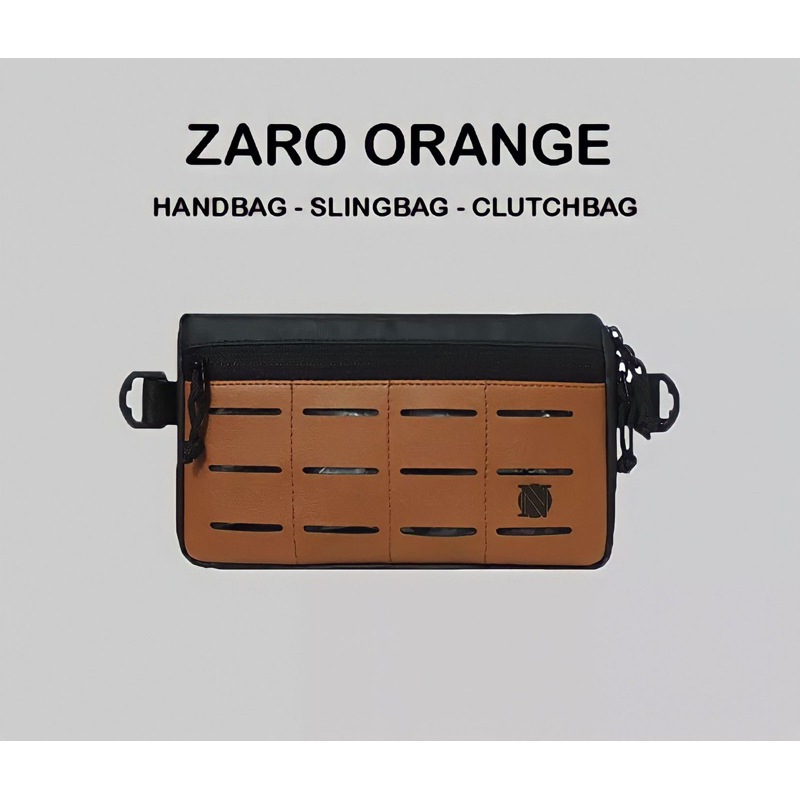 ZARO BLACK HANDBAG CLUTHBAG MULTIFUNGSI WATERPROOF