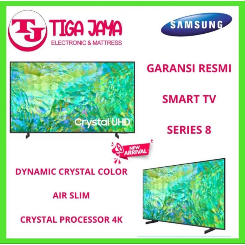 SAMSUNG 50CU8000 LED TV 50 INCH CRSYTAL 4K UHD SMART TV UA50CU8000