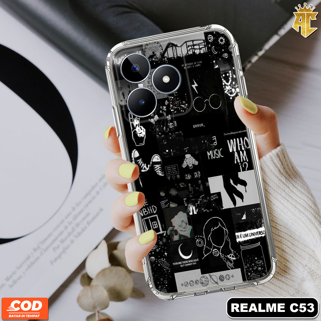 CASE REALME C53 - Casing REALME C53 Terbaru AERO STORE [ MOTIF 44 ] Silikon - Case Hp REALME C53 - C