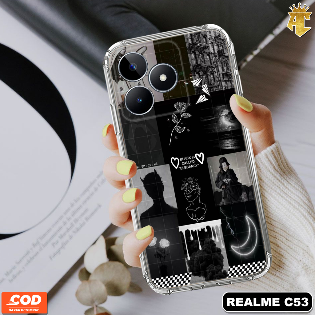 CASE REALME C53 - Casing REALME C53 Terbaru AERO STORE [ MOTIF 50 ] Silikon - Case Hp REALME C53 - C