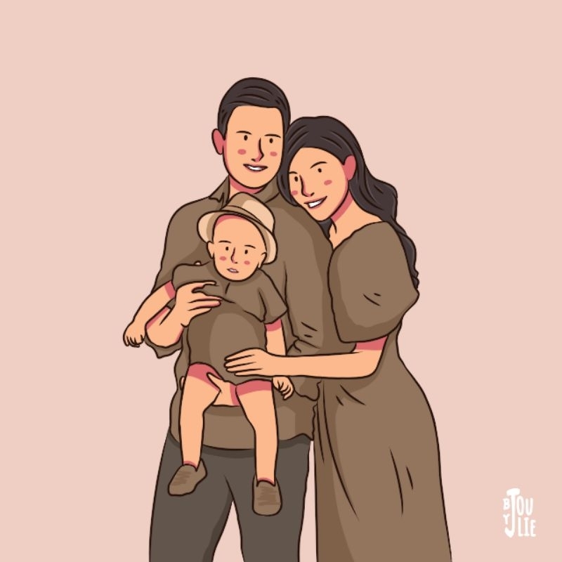 (SOFTFILE) JASA ILUSTRASI WAJAH / ILUSTRASI FOTO / ILUSTRASI KARTUN /ILUSTRASI MINIMALIS