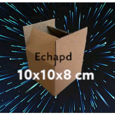 

Kardus packing 10x10x8 cm daur ulang polos siap pakai
