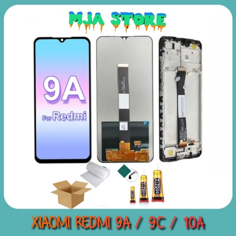 LCD + FRAME XIAOMI REDMI 9A / REDMI 9C / REDMI 10A FULLSET ORIGINAL KUALITAS TERBAIK