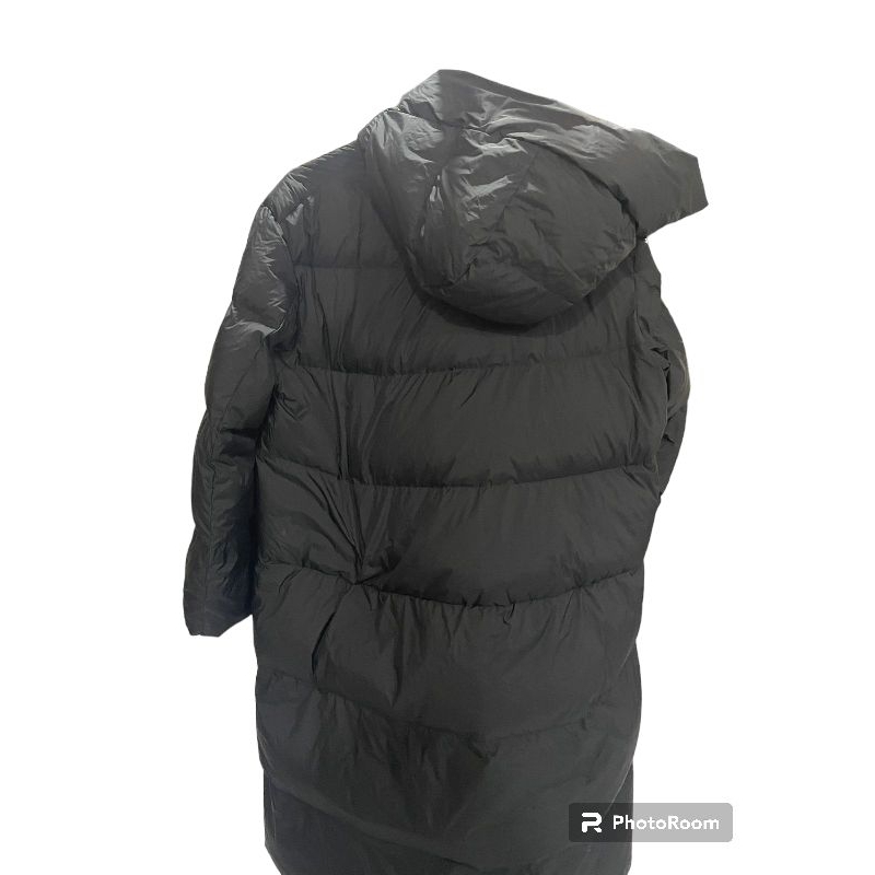 down long coat hooded puffer