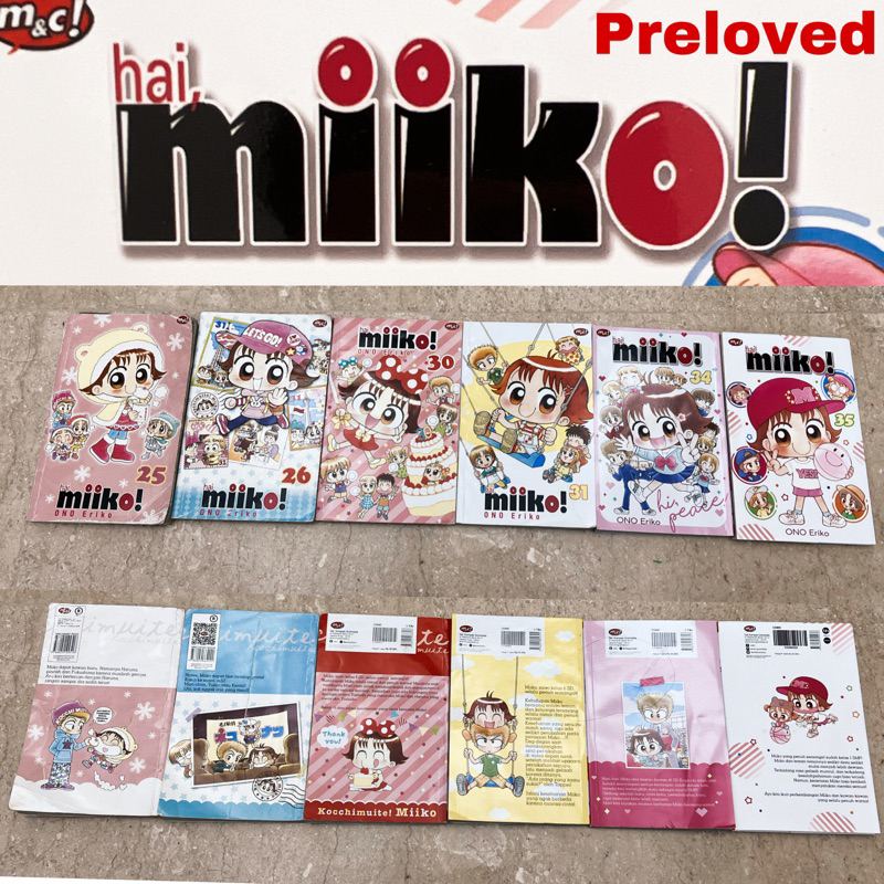 preloved Komik hai Miiko (25,26,30,31,34,35)