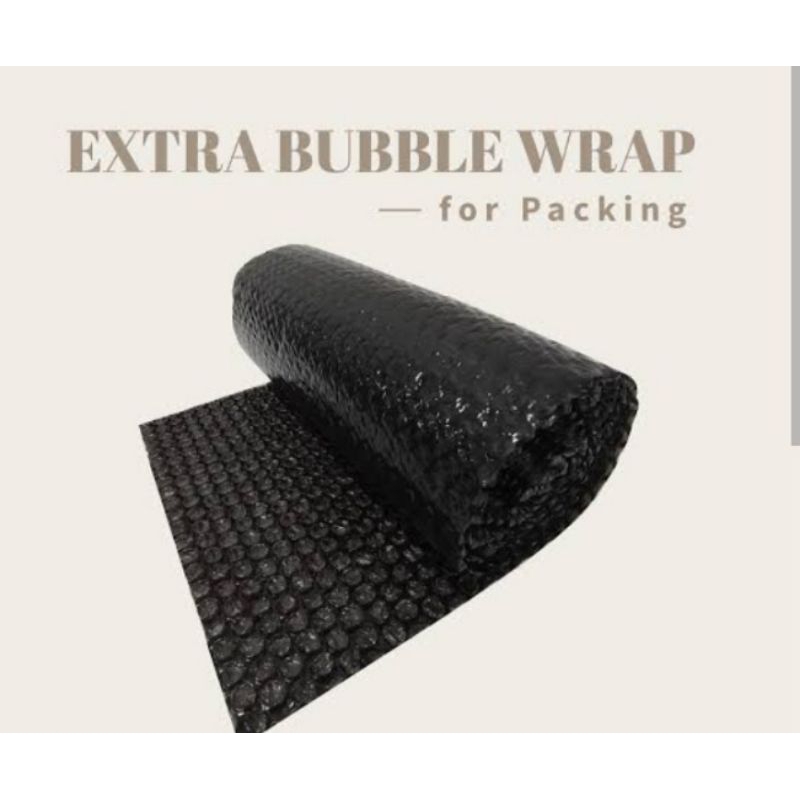 

tambahan packing extra bubble wrap