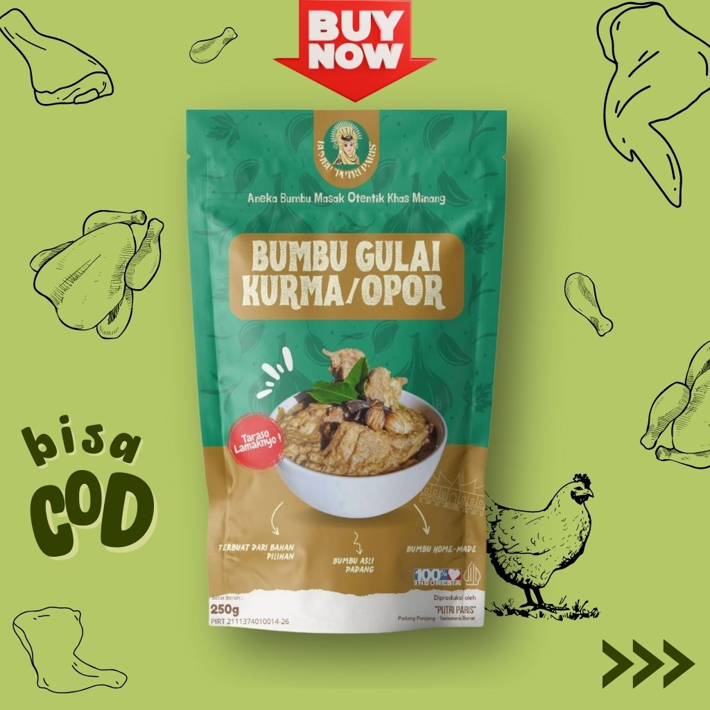 

Bumbu Gulai Kurma / Opor Padang "PUTRI PARIS