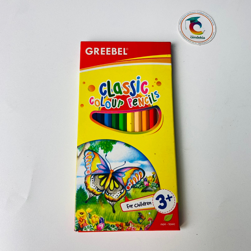 

Pensil Warna GREEBEL Classic 12 warna Colored Pencils