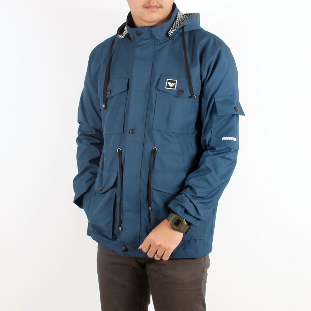 Jaket Parka Taslan Pria Tebal | Jaket Parka Gunung | Jaket Pria Original Wanker's