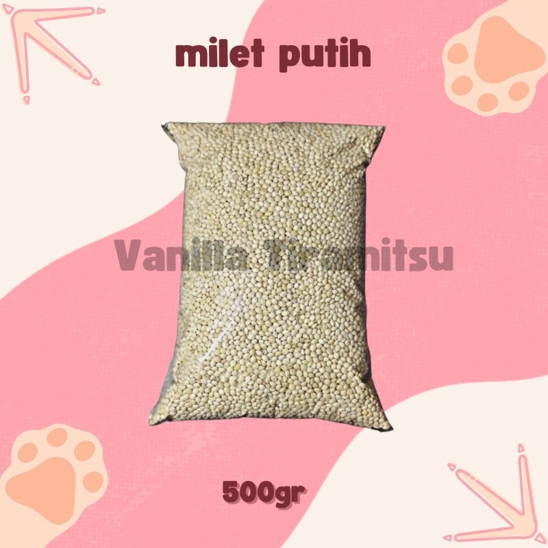 Milet Putih 500gram Milet Kiloan