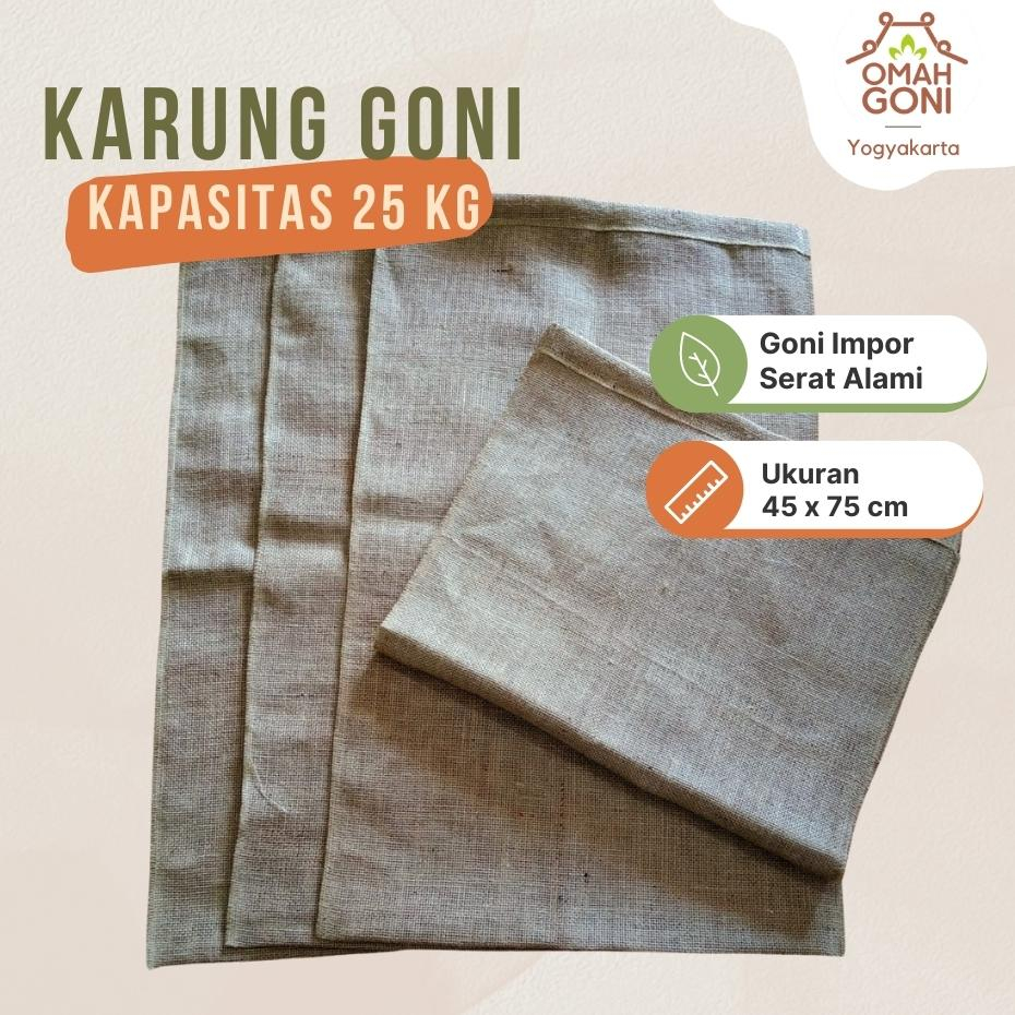 Karung Goni 25 KG Baru - Ukuran 45x75cm - Karung Kopi - Karung Beras