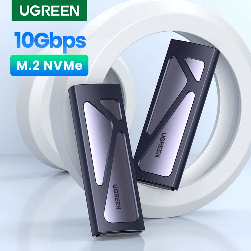 UGREEN Enclosure USB-C To C Casing SSD M.2 NVME USB C Up to 10Gbps - 10902