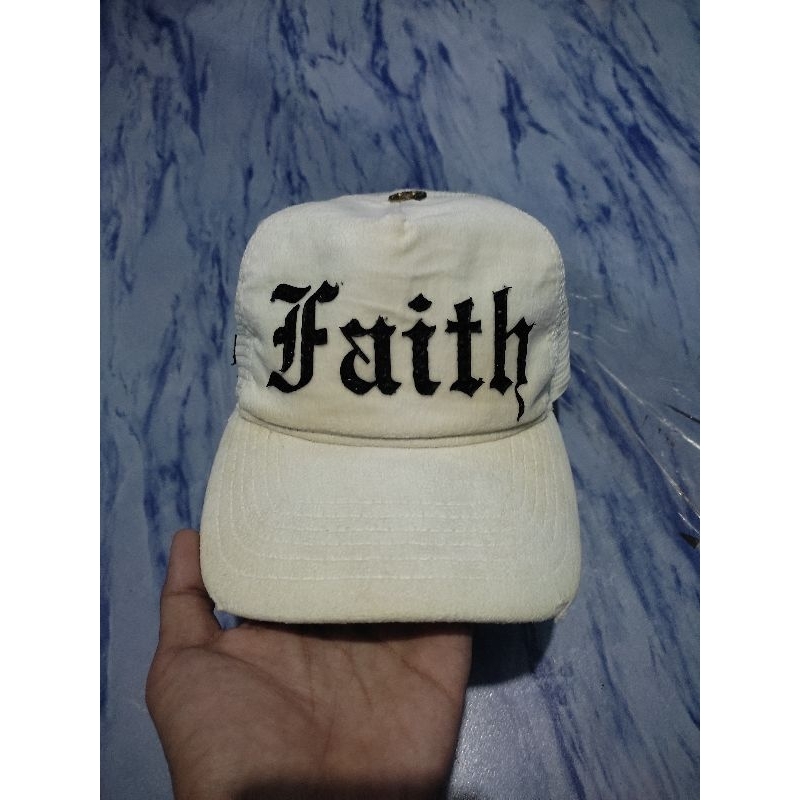 TOPI/CAPS FAITH CONNEXION TRUCKER HAT VINTAGE RARE