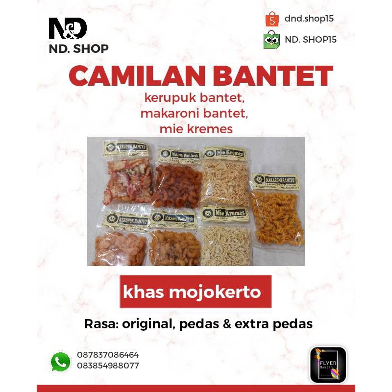 

camilan bantet pedas gurih