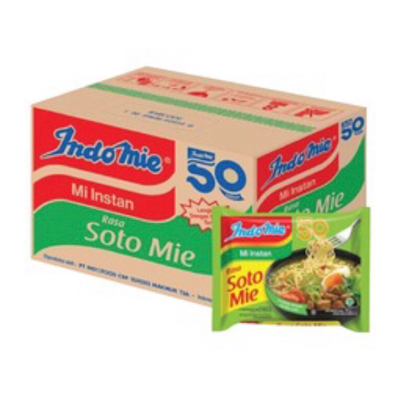 

Indomie Kuah Soto Mie (1 Dus isi 40 pcs)