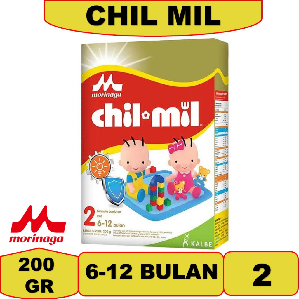 

Susu Morinaga chil mil 2 kemasan 200gr chilmil reguler