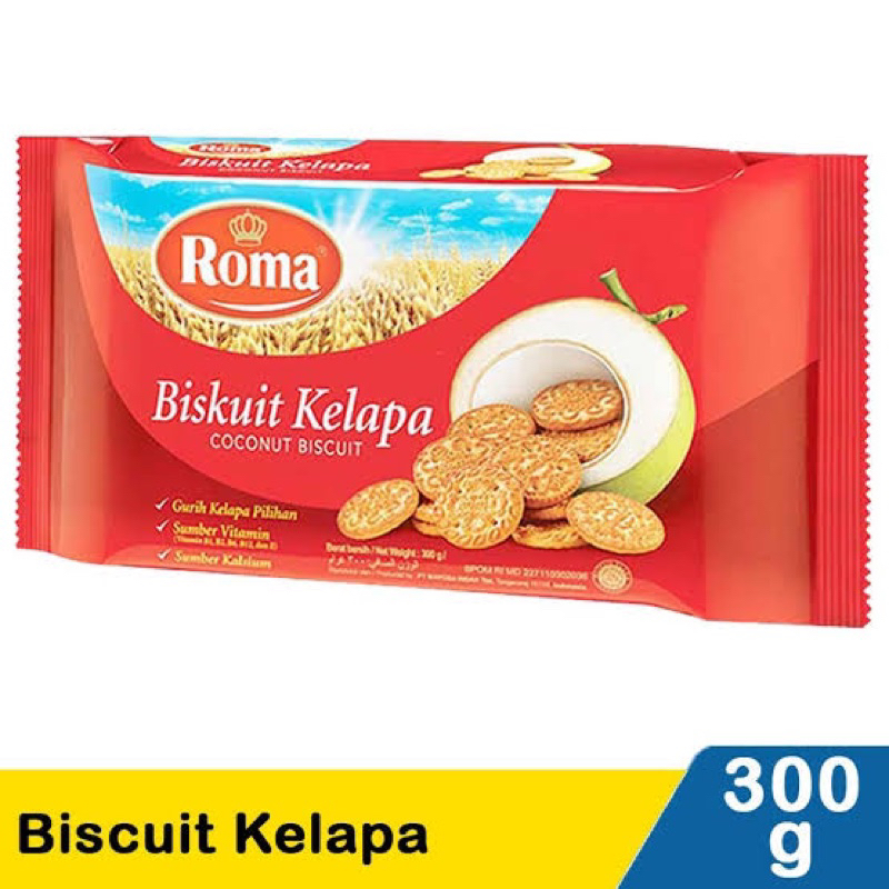 

ROMA Biskuit Kelapa 300 Gram