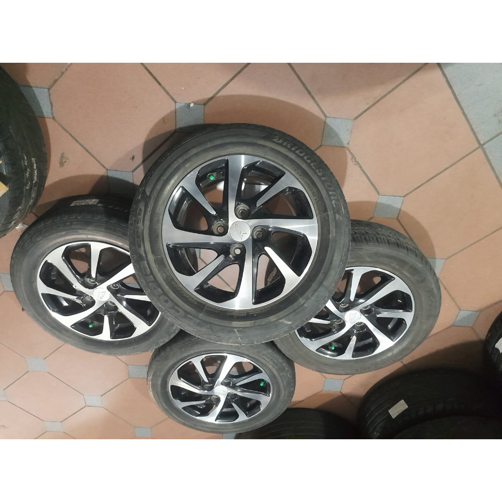 VELG SEKEN OEM MOBIL AYLA RING 14 PCD 4X100 + BAN U/ AGYA AYLA CALYA SIGRA SIRION BRIO