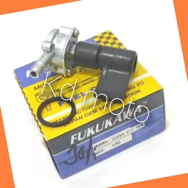 kran bensin fukukawa motor supra fit new, revo lama, revo 100