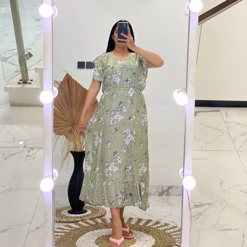 Daster Manohara Panjang Rumbai LD 110