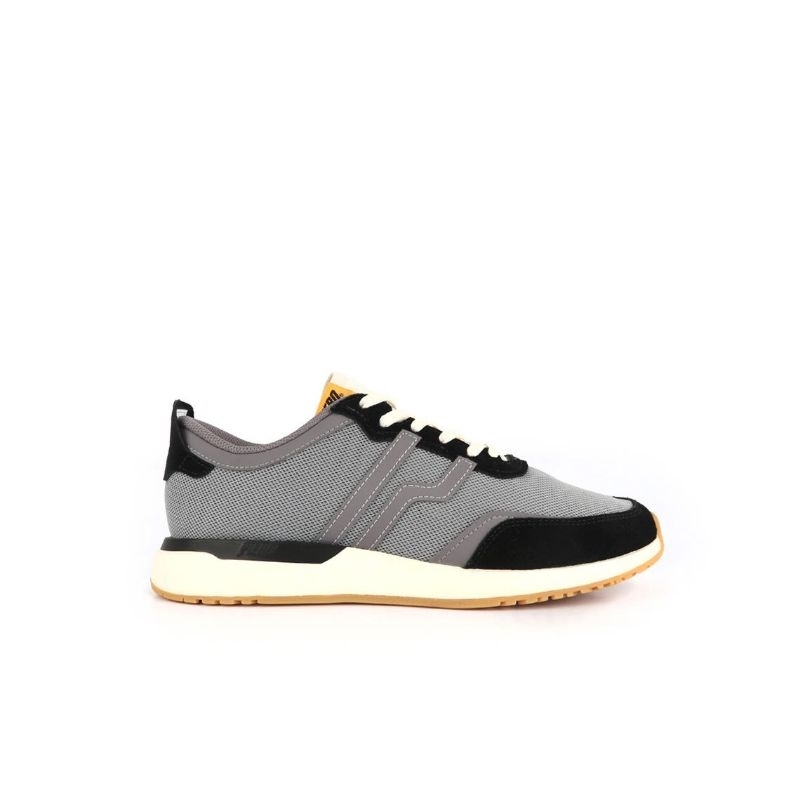 Sepatu PIERO RAWEDGE - GREY/BLACK/OFF WHITE