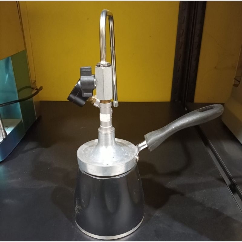 BEKAS - RED Steamer Original 600 ml Untuk 20 Kali Steam Manual Latte Susu