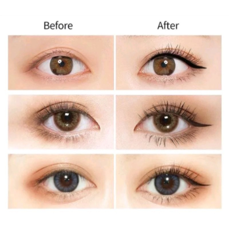 Eyeliner Lameila 872 SVMY Eyeliner Stamp Double Head Eyeliner Anti Air Keringat WING EYELINER