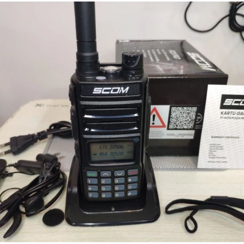 HT SCOM FC8 Pro dual band VHF-UHF + GERATIS HANDSET
