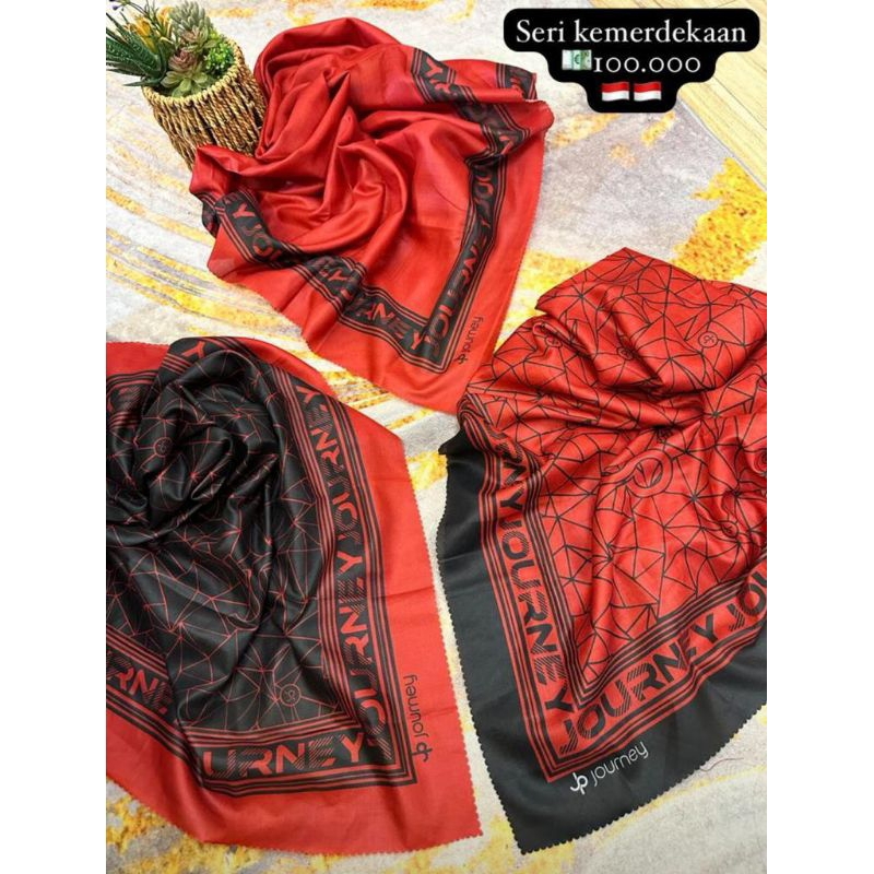 JOURNEY SCARVES/JOURNEY ORIGINAL/JOURNEY HIJAB/KERUDUNG JOURNEY SERI KEMERDEKAAN (DIAMOND SERIES)