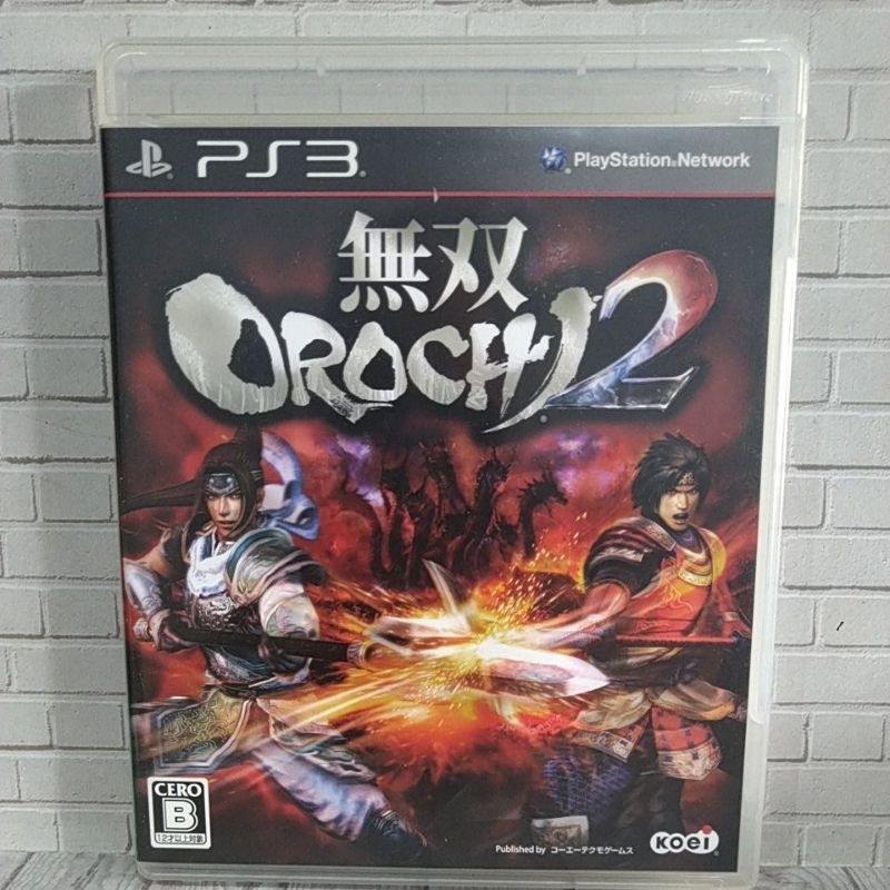 BD CD KASET ORIGINAL PS3 MUSOU OROCHI 2 JPN BAHASA JEPANG LENGKAP MANUAL BOOK