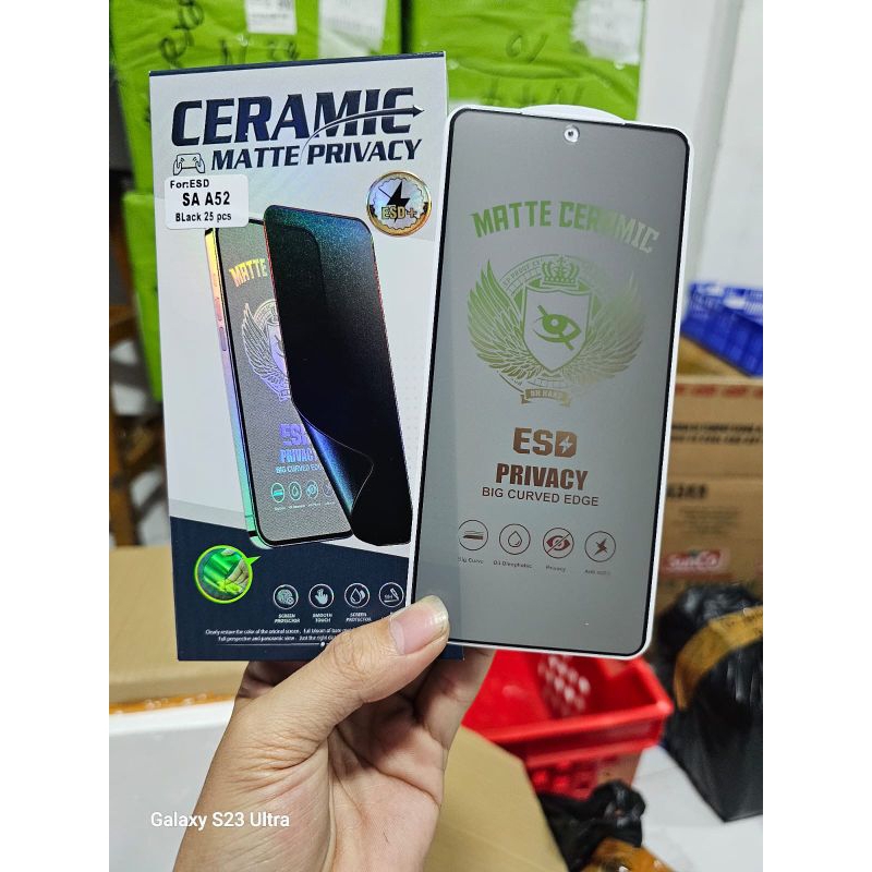 Tg Tempered Glass Ceramic MATTE Privacy ESD Redmi A1
Redmi A2
Redmi A1+
Redmi 9
Redmi 9a
Redmi 9c
Re