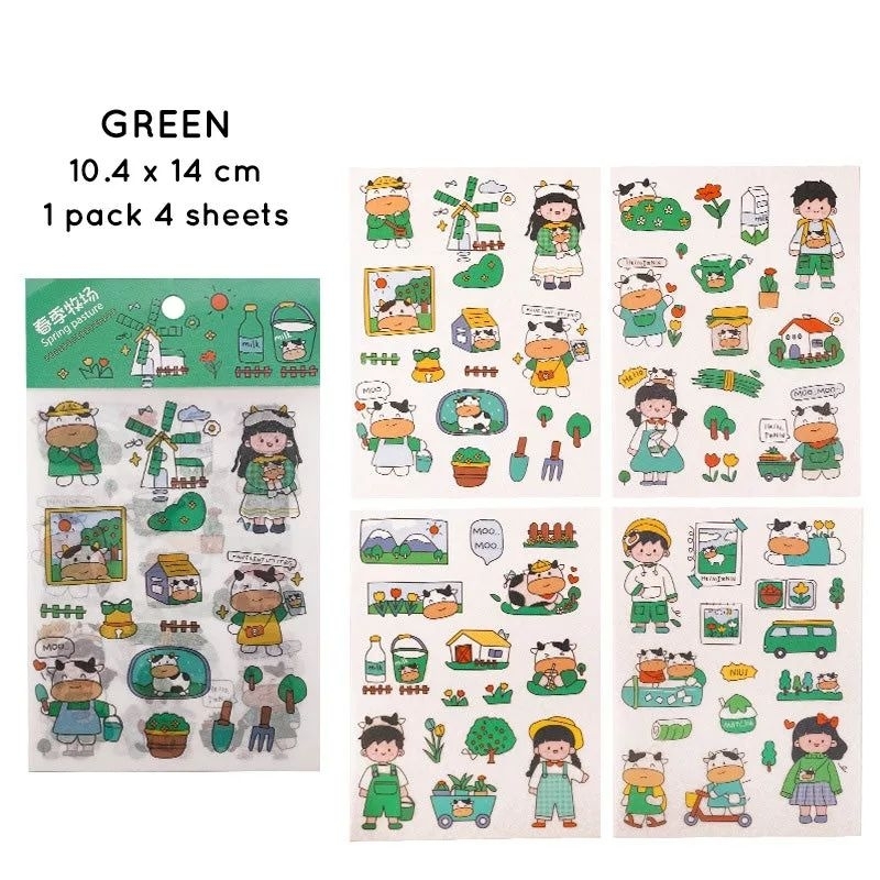 

sticker jurnal set isi 4