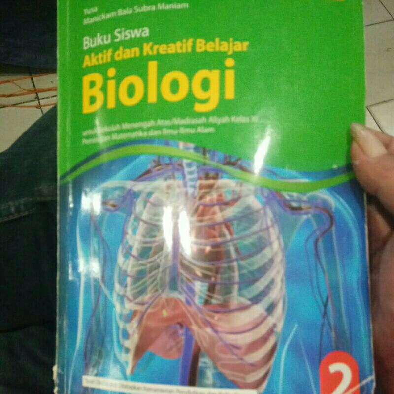 BUKU BEKAS BUKU SISWA BIOLOGI KLS 2 SMA