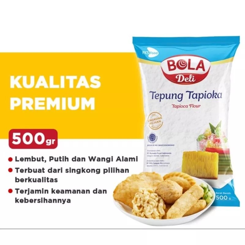 

BOLA DELI TEPUNG TAPIOKA 500GR