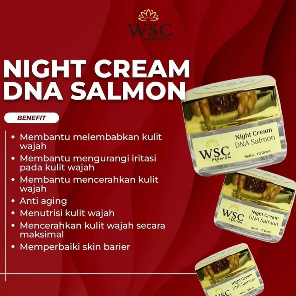 CREAM SIANG ATAU MALAM WSC GOLD ORGANIC PREMIUM