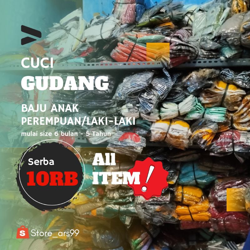 CUCI GUDANG/BAJU ANAK/CEWEK-COWOK/USIA 6BLN-5THN