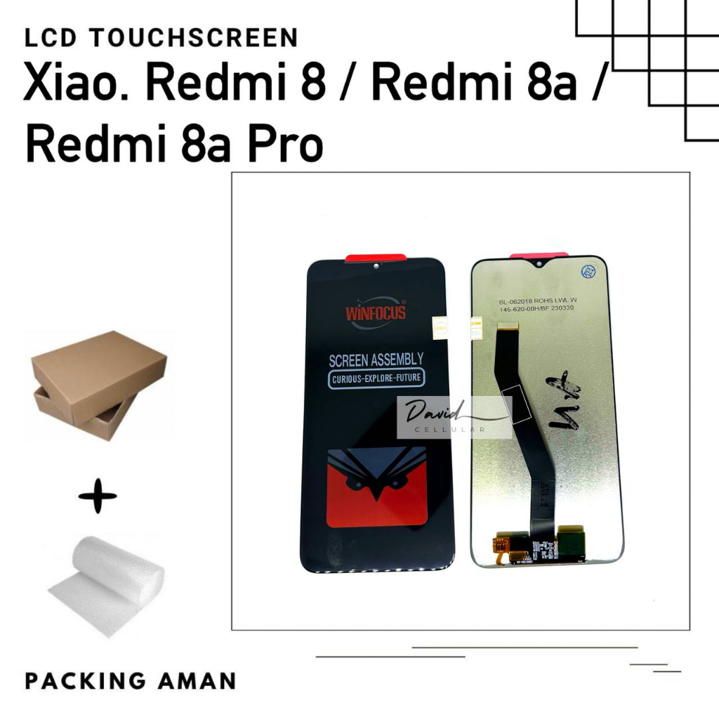 LCD TOUCHSCREEN XIAOMI REDMI 8 / REDMI 8A / REDMI 8A PRO FULLSET