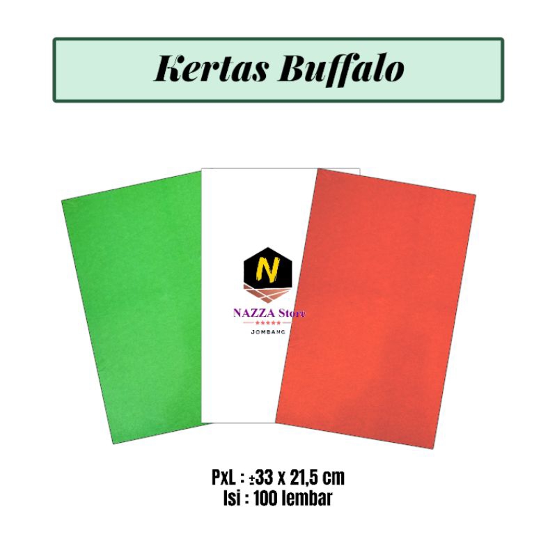 

Kertas Jilid Makalah Buffalo isi 100 pcs