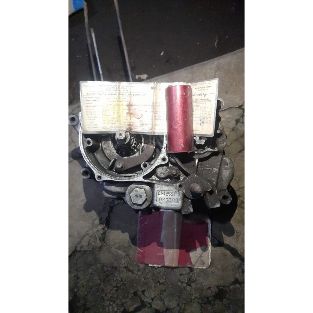 SURAT CB 125 TAHUN 72 PLAT D PAJAK MATI LAMA