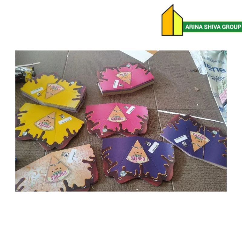 

200 LEMBAR KEMASAN CREPES LIPAT JUMBO PAPER CRAFT KARTON SUPER QUALITY | KERTAS LEKER KREPES CRISPY HIGH QUALITY | BOX LEKKER WAFFLE CROFFLE MURAH PRODUK TERBARU | CENTRAL JAYA ABADI | 1991