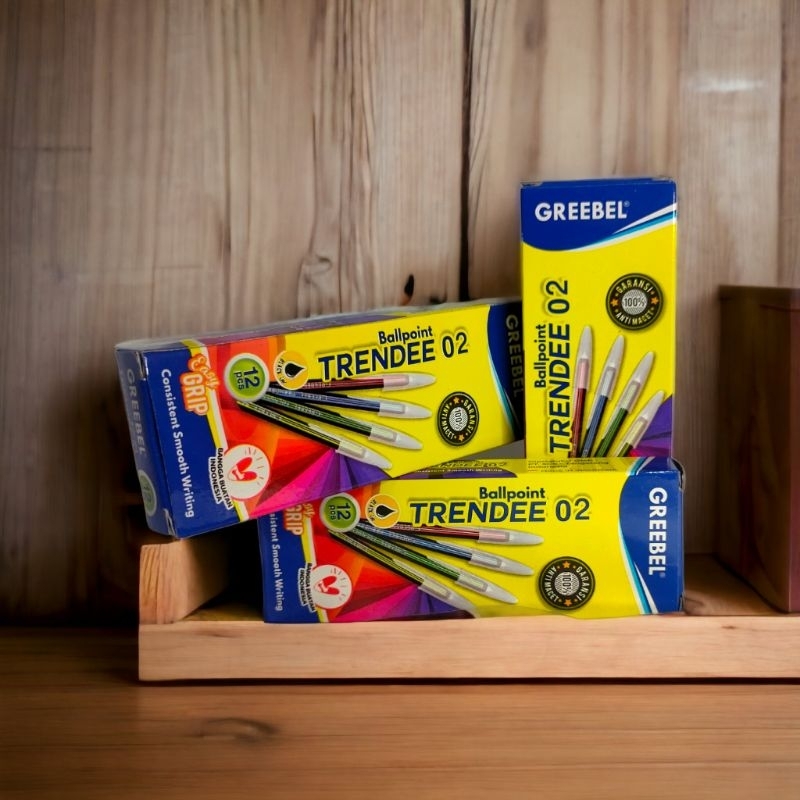 

pulpen greebel trendee isi 12pcs/pulpen murah greebel