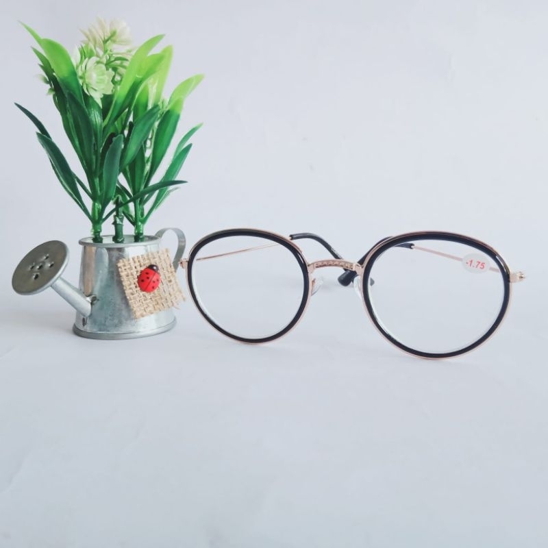 KMLJ-5. kacamata minus. Lensa Bening. Corvette ORI. ukuran minus sd -8.00