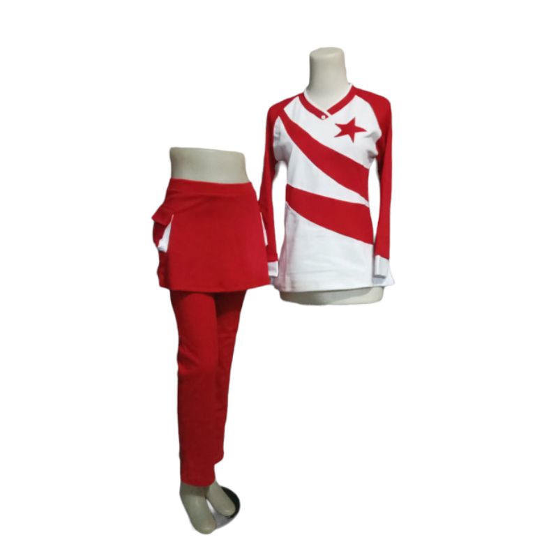 baju senam wanita muslim kekinian