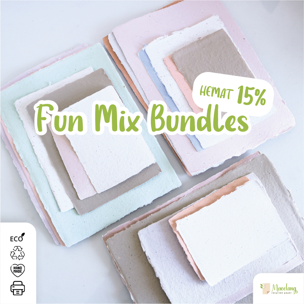 

Fun Mix Bundles / Bundle Kertas Daur Ulang (Paket Hemat)
